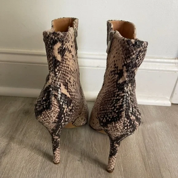 Jessica Simpson Snake Print Heeled Boots size 9 - Picture 6 of 8